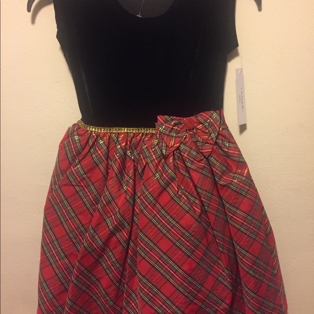 NWT Tahari Girl Holiday Dress Size 7